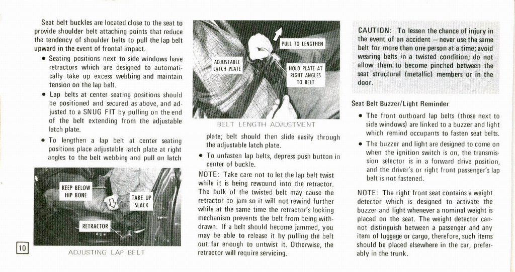 1973 Cadillac Owners Manual Page 50